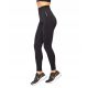  Nahtlose Damen-Leggings mit hoher Taille in Schwarz, XS