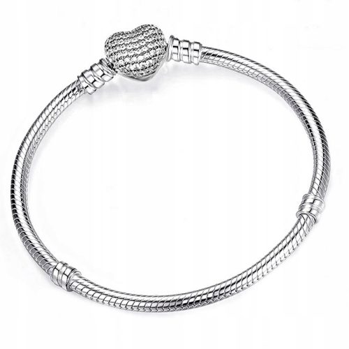  MD-Armband Zirkon-Herz-Charm-Armband | 20CM