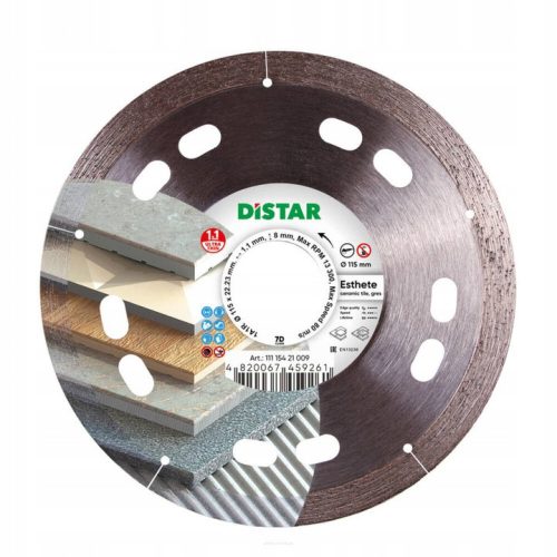  Diamantscheibe zum Schneiden von Keramikfliesen Distar Esthete 115 mm