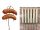 Gabel, Grillstab - WO-5/130 Stangen, Gabeln, 6 Stück, Edelstahlgriff 130