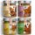 Exquisite BASIA BASIA Nussbutter 4er Set - 840 g