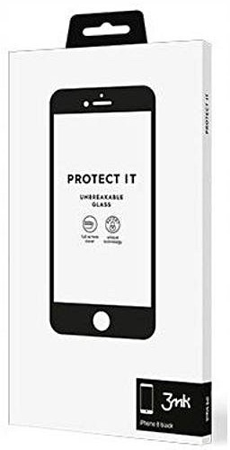  Gehärtetes Glas 3MK iPhone X Schwarz Schutz 1 Stk