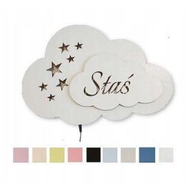  Weiße Nachttischlampe Pio-Art