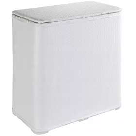  Wenko 65l freistehender Wäschekorb, weiß
