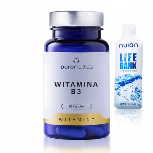 Hochwirksames Vitamin B3 Niacinamid - Gesundheit und Energie für Körper und Geist, 90 Kapseln