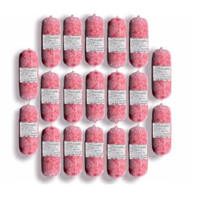    GEFRORENES FLEISCH FÜR HUNDE RINDFLEISCH TRUTHAHN BAR 10 kg