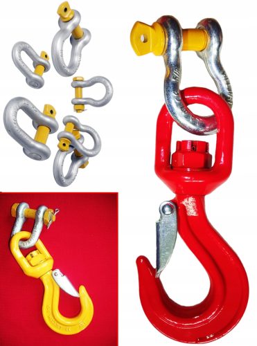 DREHHAKEN 8 t + SCHÄKEL 8,5 t CE-geprüftes SET