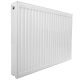  Invena 842 W Stahlblechheizkörper, weiß, 500 x 550 x 49 mm - seitlicher Anschluss