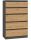  TopEshop Kommode 9789085421030 70 x 40 x 109,5cm Anthrazit matt