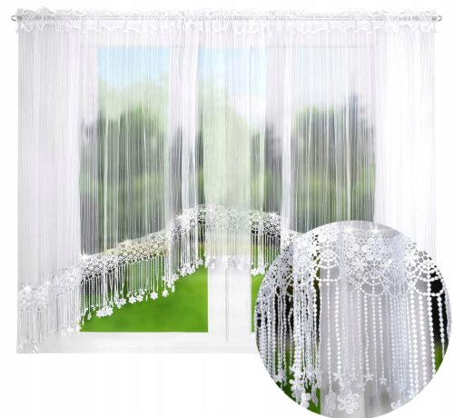 Vorhänge, Vorhänge bereit Klassischer Marquisette-Vorhang 400 cm x 160