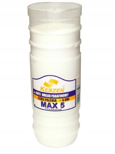  KERZEN MAX 5 Kerzeneinsätze (24 Stück), Laufzeit: 96 Stunden