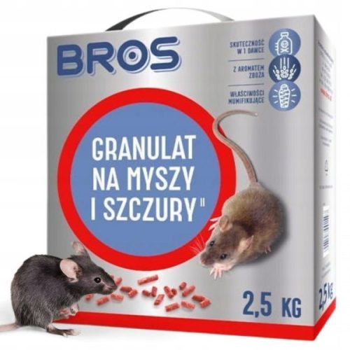 Abwehrmittel für Tiere Gift, Bros. Gift gegen Mäuse und Ratten