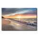  Bild für das Wohnzimmer: Sonnenuntergang, Strand, Meer, 80x120