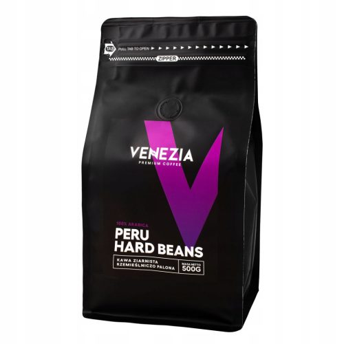  Arabica VENEZIA Kaffeebohnen Venezia Kaffee PERU HARTE BOHNEN 500G 500 g