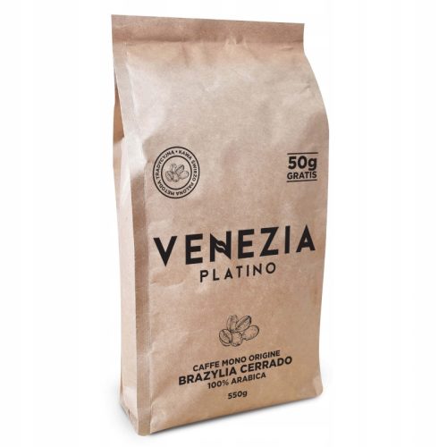  Frisch geröstete VENEZIA Platino Craft Arabica-Kaffeebohnen 550 g