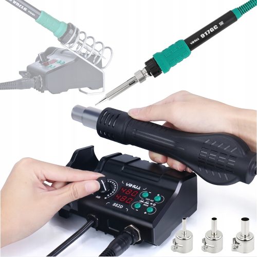 2in1 Lötkolben (Heißluft und Spitze) Yihua 750 W