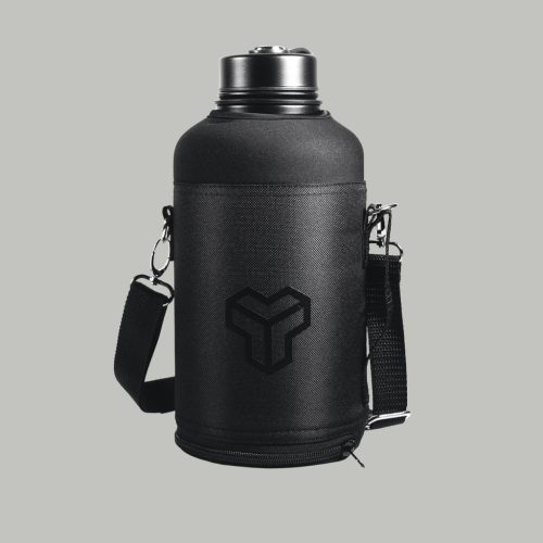  Große, stilvolle Sportflasche aus Stahl für Schulterwasserkrug – Strix 1,8 l