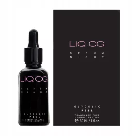   Liqpharm LIQ CG Serum Night 7% Glycolsäure PEEL 30ml – Regenerierendes Nachtserum