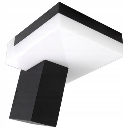  Schwarze Masterled-Gartenwandleuchte mit integrierter 7,5-W-LED-Quelle