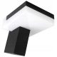  Schwarze Masterled-Gartenwandleuchte mit integrierter 7,5-W-LED-Quelle