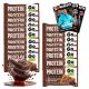 GO ON Protein Cookie 18x50g Brownie Geschmack - Hochwertiges Protein ohne Zuckerzusatz