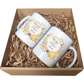  TASSEN GESCHENK 50 40 25 HOCHZEITSJUBILÄUM JUBILÄUM
