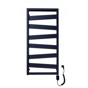  Schwarzer elektrischer Badheizkörper TEXAS 600 W