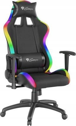  Genesis Trit 500 Gaming-Stuhl, schwarzes Öko-Leder