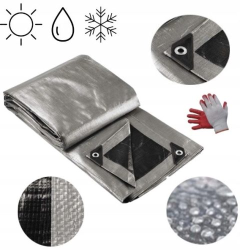 Dicke, wasserdichte und frostbeständige Planen Plane 260 g/m² 3 x 6 m