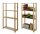  Wamar Lagerregal aus Holz, 150 x 80 x 28 cm, max. 40 kg pro Regal
