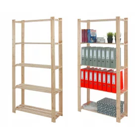  Bücherregal aus Holz 170X80X28 5St