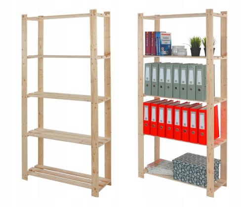  Bücherregal aus Holz 170X80X28 5St