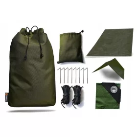 Robuster und Leichter Hornhill803 Universal Tarp 3x4m, grün