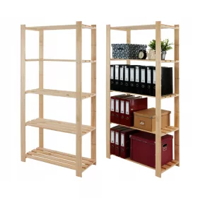  Holzspielzeug-Bücherregal 170X80X38 5St