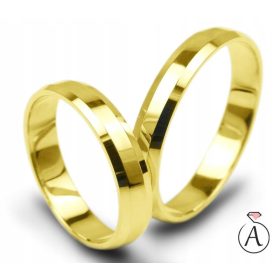  AJUBILER GOLD-HOCHZEITSRINGE PAAR, 3 mm, S. 333