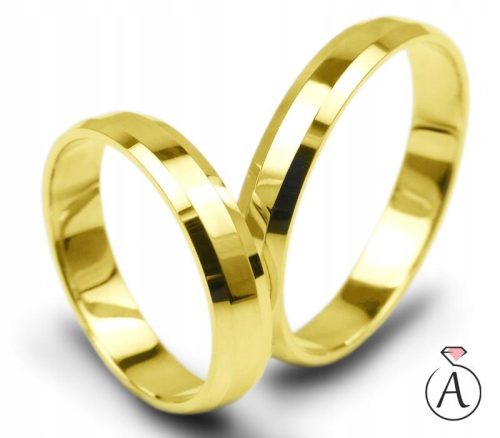  AJUBILER GOLD-HOCHZEITSRINGE PAAR, 3 mm, S. 333