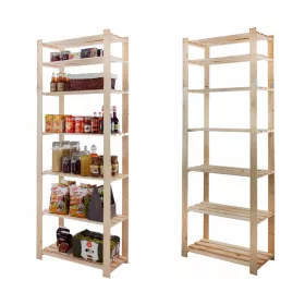  Bücherregal aus Holz 220X80X38 7St