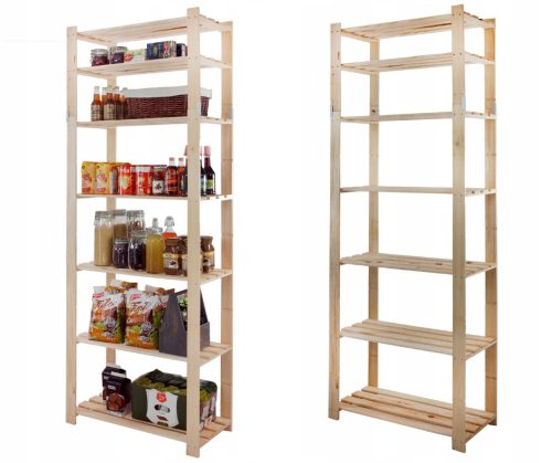  Bücherregal aus Holz 220X80X38 7St