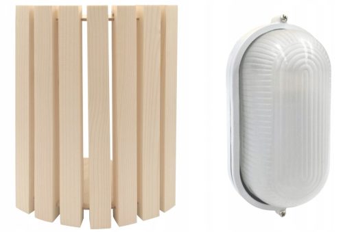 Saunen und Zubehör Lampenschirm und Lampenset Porjun ASN700ZP 2 Stk.