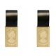  SCHWARZGOLD-OHRRINGE CHIRURGENSTAHL ELIZABETH
