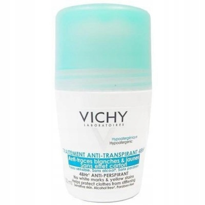  Vichy 50 ml Roll-on Antitranspirant gegen weiße Flecken auf der Kleidung