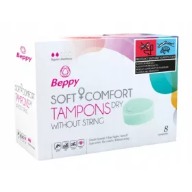  Tampons ohne Schnur Beppy Dry Tampons BP002A 8 Stk.