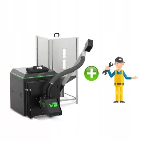    Kostrzewa Mini Bio B Luxuskessel 15 kW + ZUSCHÜSSE + KOSTENLOS + 0% RATEN