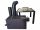  KAMIN 45CM ROHRE SMOKER BASIS 60 cm Set