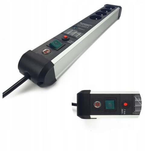 Brennenstuhl Steckdosenleiste 1391014400 4 Steckdosen 3 m Silber
