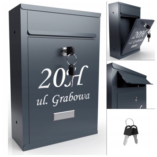 Printima-Briefkasten, Grautöne