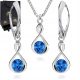  Infinity Silber Schmuckset Hochzeitsset