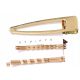  SET AUS KAPPE + DEKORATIVEN PIN-CLIPS, GOLD, 5 STÜCK
