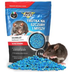  SEHR STARKES GIFT FÜR RATTEN UND MÄUSE, GRANULAT BRODIFACUM NO PEST 1KG