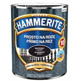  Hammerite Metallfarbe 5093258 Hammerschwarz 2,5 l